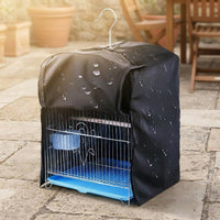 Large Bird Cage Cover Made of Polyester, Light Blocking Parrot Cage Cover, Warm Extra Large Indoor outdoor Protector Without Zippers or Flaps