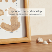 DIY Sand Handprint Art Frame Kit for Couples & Friends, Beach Souvenir Keepsake