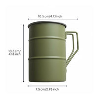 Stainless Steel Mug Outdoor Cup Resistant Drinkware
