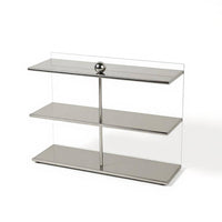 3-Tier Display Stand Transparent Desktop Organizer Space-Saving Furniture for Vanity