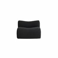 Minimalist Aesthetic Curved Bamboo-Joint Settee Italian-Inspired configurable Sofa Space-Saving Sectional Couch Deep Seat for Apartment Dwellers, Homeowners, Interior Designers, Lounge Area