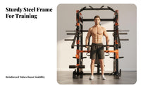 Complete Home Gym Station Commercial Grade Complete Home Fitness Setup Heavy Duty Multi-Station Workout Machine for Fitness Enthusiasts, Bodybuilders