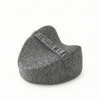 Contoured Heart Shaped Pillow Zippered Memory Foam Pillow Ergonomic Removable for Women, Floor Lounging