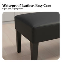 Modern Minimalist Design Padded End-of-Bed Bench Versatile Design Padded Entryway Stool Comfortable Foam Filling Indoor Furniture Easy to Clean for Boutique Owners, Homeowners, Families, Bedroom, Hallway, Dressing Room, Cloakroom