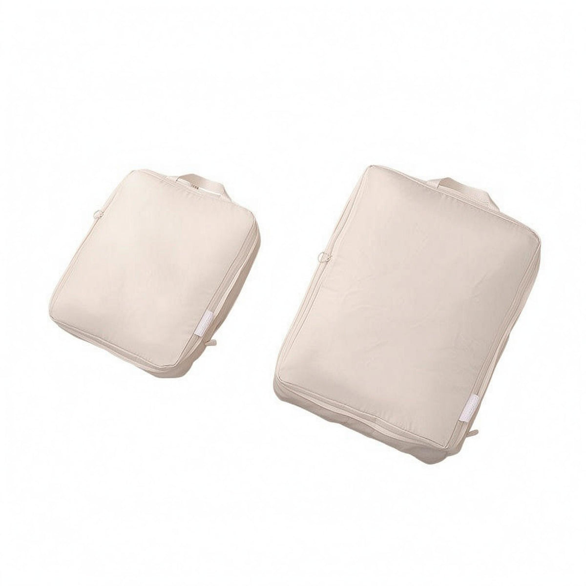2 Pieces Top Handles Travel Storage Bag Stitched Seams Expandable Packing Cubes Space-Saver Luggage Organizer Bags Wrinklewrinkle-Resistant