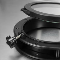 Round Porthole Watertight Gasket Round Opening Porthole Yacht Overhead Window Anti-Corrosive 10 Inch Boat Portlight Long-Lasting