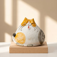 Cat Figurine Ornament Home Decor Textured