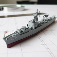 Ayanami-Class Warship Model 1:900 Scale Warship Model Alloy for Collectors, Bookshelf