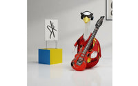 Goose Statue Accessory Set Rock and Roll Theme Goose Statue Clothing Kit Party Decoration Garden Decor for Lawn, Patio