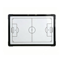 Aluminum Frame Football Board Write and Wipe Soccer Board with Marker Pen Sports Training Lightweight for Classroom