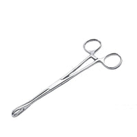 Clamping Forceps Stainless Steel Sponge Clamp Loop-Handled-Handled Forceps Long Slender