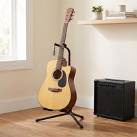 Height-Adjustable Guitar Stand Tripod Guitar Stand with Padding Portable Safeguarding for Guitarists, Musicians, Stage