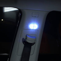 Rechargeable Puck Light Adhesive-Backed Touch Light Adhesive Compact for Drivers, Readers, Car, Closet, Bedroom
