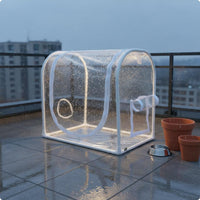 Foldable Outdoor Greenhouse Tent Roll-up Door Portable Mini Greenhouse Protected for Balcony