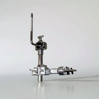 Adjustable Percussion Clamp with Extension Arm Metal Drum Set Extension Mount Clamp L-Shaped Heavy-Duty for Drummers