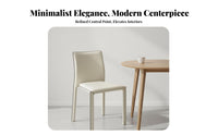 Space-Saving Stackable Saddle Chair Minimalist Aesthetic Padded Guest Chair Light Luxury Upholstered Seating Ergonomic Design for Apartment Dwellers, paleice Managers, Small Spaces, Dining Room, Restaurant, Waiting Area