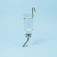 Stainless Steel Hanging Water Bottle for Hamster Cage, Automatic Pet Waterer with Ball Bearing, Small Dispenser for Indoor Pet Owners