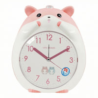 Cute Animal Alarm Clock Cartoon Bedside Alarm Clock Non-Ticking Silent for Children, Toddlers, Students, Nightstand, Bedroom, Desk