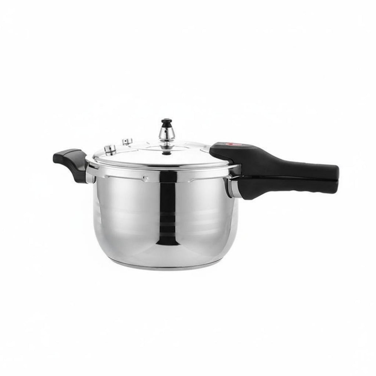 Multi-Cooktop Compatible Stainless Steel Pressure Cooker Thickened Body Pressure Cooker Multiple Safety Features Large Capacity Stew Pot Preserves Nutrients & Flavor for Families