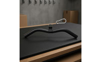 EVA-Coated Curved Pull Handle Reinforced Nylon V Bar Handle Contoured V Bar Grip Carabiner Clip