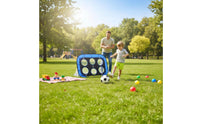 Foldable Soccer Practice Net Detachable Foldable Football Fast Setup Setup for Kids