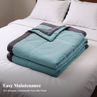 Lightweight Summer Quilt Cooling Quilted Duvet Insert checkerboard Stitching for Adults
