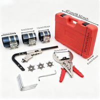 Piston Band Installation Tool Kit Adjustable Piston Band Compressor Kit Labor-Saving for Engine Repair, Workshop