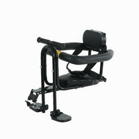 Safety Belt Front Mounted Child Bike Seat Easy Installation Kids Bike Seat with Guardrail Padded Cushion Cycling Accessory for Children, Toddlers, Babies, Family Rides