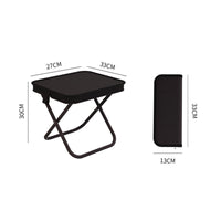 Small Folding Stool Multi-Functional Mesh Folding Seat Wicking-Wicking Outdoor Gear for Picnic, Beach