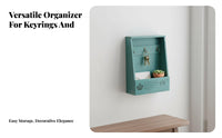 House-Shaped Cubby Shelf with Pegs Multi-Functional House-Shaped Cubby Shelf