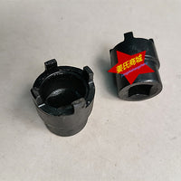 拆卸125 150摩托车离合器专用工具12.5mm弯杆风炮4爪短头套筒扳手