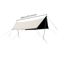 Camping Canopy with Poles Multi-Functional Camping Tarp Easy to Set up Rain Cover for Campers