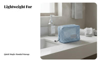 Multi-Functional Mesh Cosmetic Bag Lightweight Mesh Zipper Pouch Washable for Travelers, Professionals, Suitcase Packing, Bathroom, Luggage