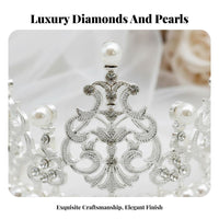 Wedding Hair Crown Shiny Crystal S Bead Crystal Tiara Mini Bead Crown Elegant Design Small Crystal Tiara Reusable