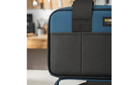 Woven Handles Tool Bag Vertical Pockets Oxford Tool Bag Mesh Pocket Portable Storage Soft-Sided