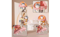 Stuffed Animal Storage Tube with Wheels Clear Toy Organizer with Double Zipper Transparent Stuffed Animal Storage Tube for Young Children, Playroom
