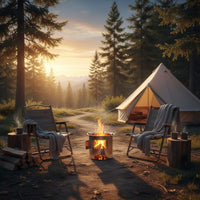 Sturdy Wood Combusting Heater Compact Camping Wood Heater Easy to Set up Outdoor Cooking Gear for Backyard