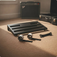 Guitar Pedalboard Portable Effects Pedalboard with Strap Sturdy Guitar Pedal Board for Guitarists, Rehearsal
