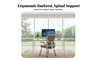 Ergonomic revolving Chair Height Adjustable Ergonomic Mesh Task Chair Support Office Furniture for Adults, esports participants, Dormitory, Study Room, Bedroom