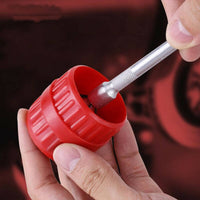 Copper Pipe Deburring Tool Tri-Blade Design Aluminum Tube Chamferer Hardened Alloy Steel Blades Pipe Rim Scraper for Plumbers, DIY Users, Plumbing Repair, Workshop