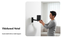 Heavy-Duty Speaker Wall Mount Metal Construction Adjustable Speaker Wall Mount Easy Installation Sleek Design for KTV Owners, Home Theater Enthusiasts, Studio, Bar