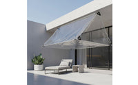 Clear Waterproof Tarp All-Weather Protection Clear PVC Cover Reinforced Edges PVC Rainproof Cover with Grommets Windproof for Gardeners, Balcony, Greenhouse, Garden
