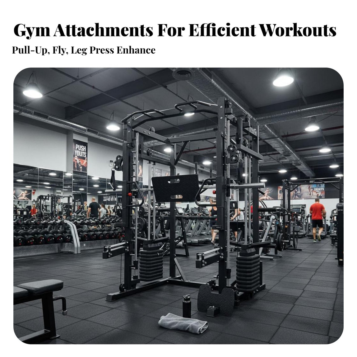 Comprehensive Guide Machine Commercial Grade Guide Machine Strength Rack Combo Heavy Duty Multifunctional Squat Rack for Strength Trainers