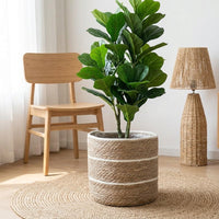Hand-knit Pot Cover Planter Cover Indoor Stylish For Houseplants Living Room Basket