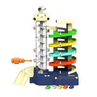 Multi Level Car Garage Toy Lights and Music Automatic Vehicle Lift Toy for Kids, Young Children