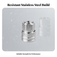 1/4 Inch Quick Connect Adapter Leak Proof High Pressure Washer Quick Connector Secure Ball Lock Design Pressure Washer Adapter Easy to Install for Car Washing