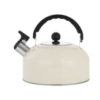 Whistling Tea Kettle Stainless Steel Tea Kettle with Whistling Spout Cookware Controlled Pouring Rust-Resistant for Kitchen