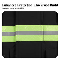 Thickened Design Firefighter Suit Set Retardant Firefighting Combat Suit High-Visibility Reflective Strips Fire Protection Clothing Heat-Insulating for Firefighters, Emergency Responders, Rescue Workers Relief, Industrial Safety