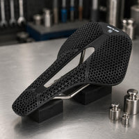 Lattice 3D-Printed Bike Saddle Cutout Lightweight Road Bike Saddle Segmented Surface Cycling Gear for Mountain Biking