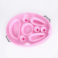 Long-Lasting Floating Tray with Cup Holders Compact Inflatable Tray with Handles Easy to Clean Inflatable Drink Holder Fun for Adults